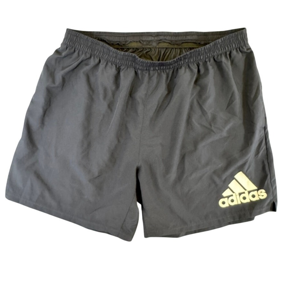 Adidas Aeroready Mens Navy Blue Athletic Training Running Shorts Logo Pocket M